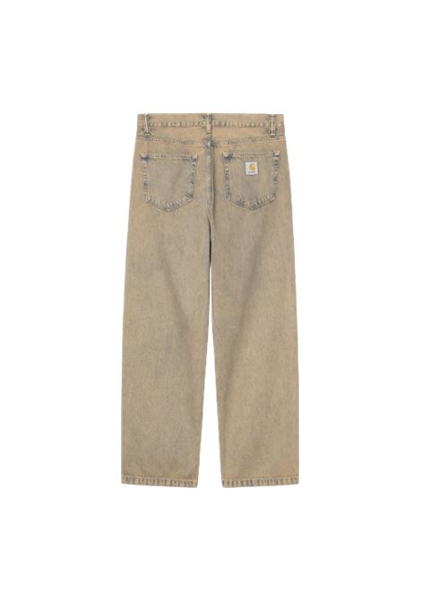 pantaloni landon uomo blu e beige CARHARTT WIP | I0358203FU.GD